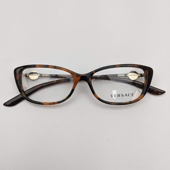 🕶️Versace Mod. 3206 Medusa 944 Eyeglasses 52/15 140 /ALG430🕶️​ - Picture 1 of 7